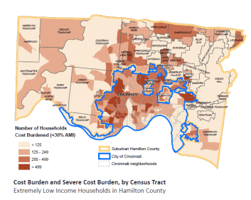 Hamilton County Rent Burden